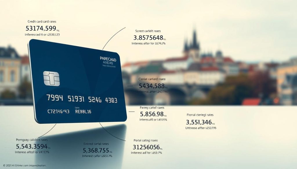 poplatky a úroky kreditní karty Česká republika